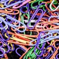 Stock Photos - Colourful Paperclips