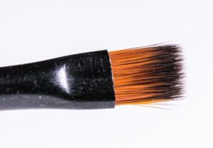 paint brush with polymer clay props