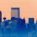 LinkedIn Banner Calgary Skyline Orange Hue